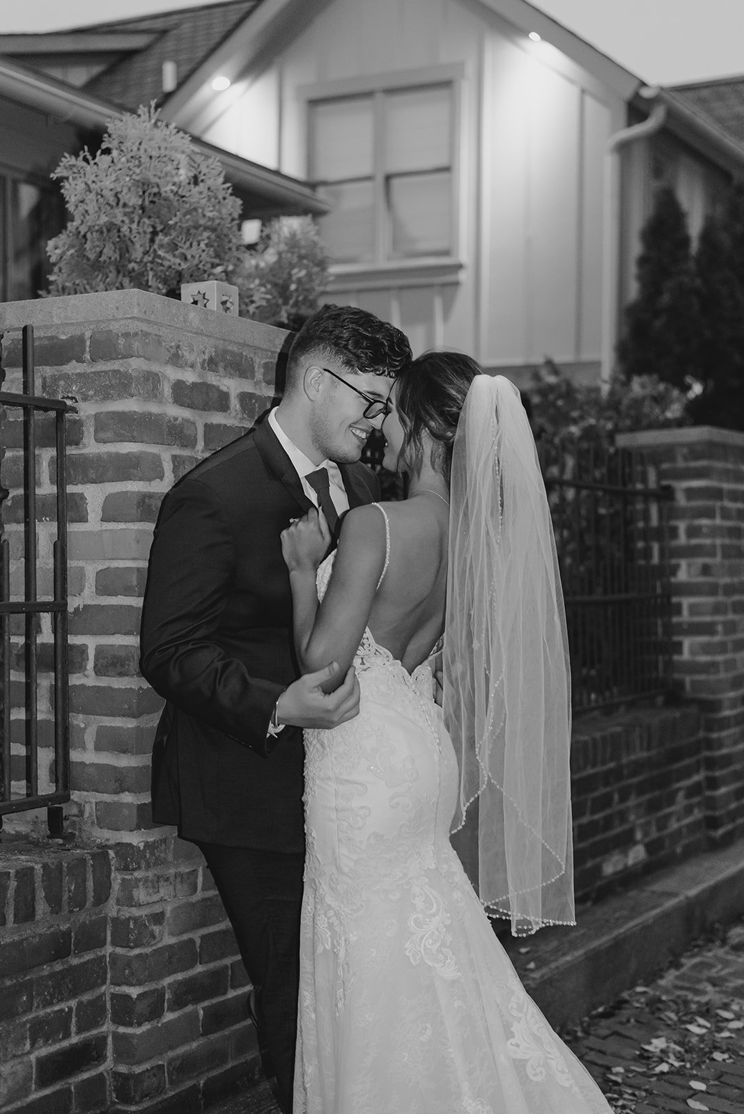 Kalika and I posing for a couples shot post-wedding