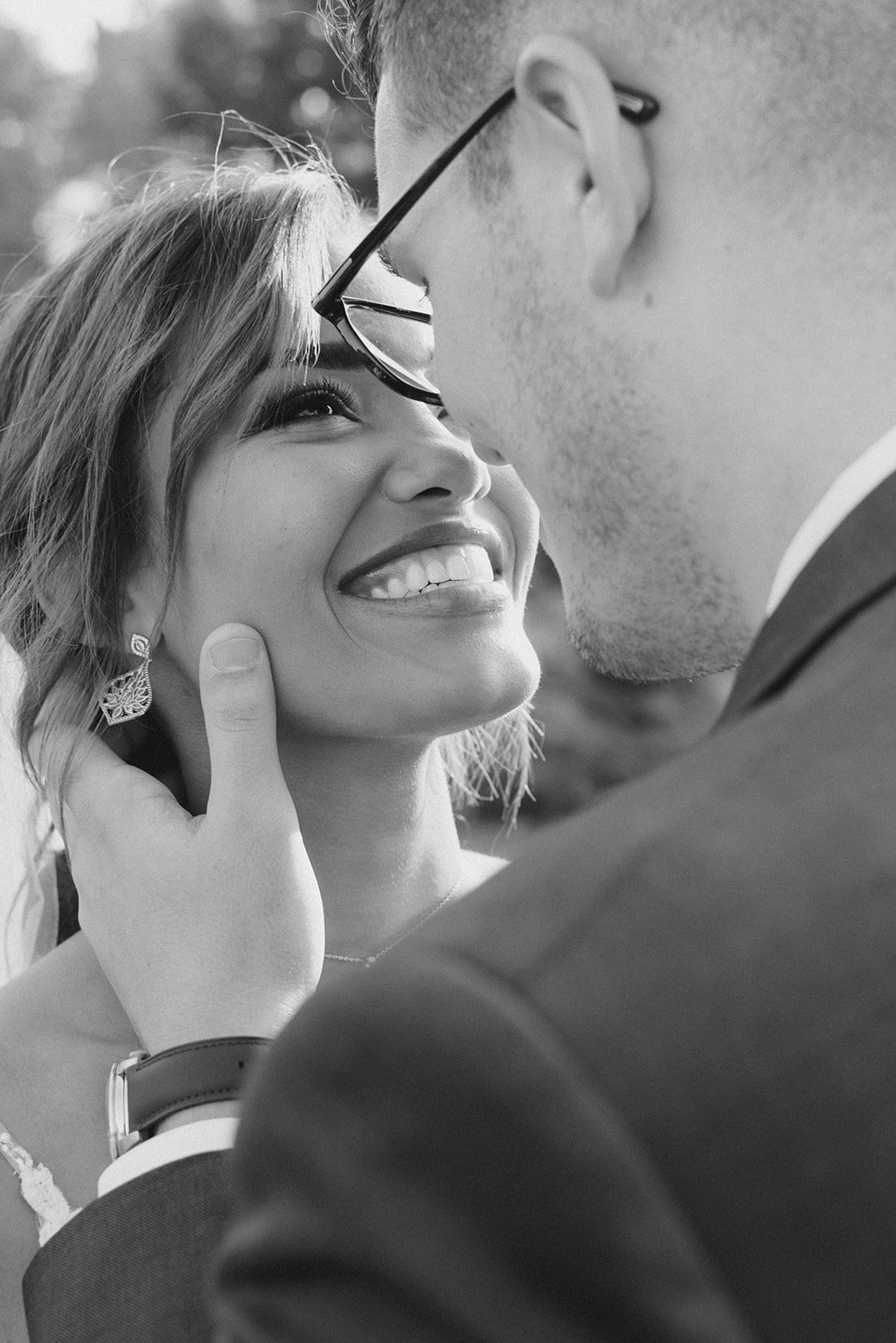 Kalika and I posing for a couples shot post-wedding